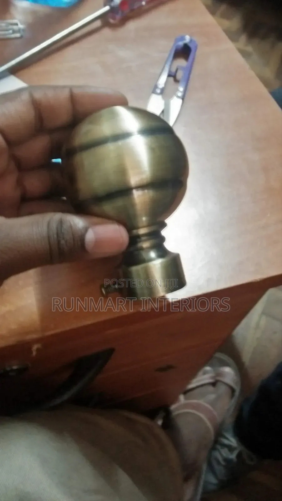 Curtain Rod End Flowers (Finials)
