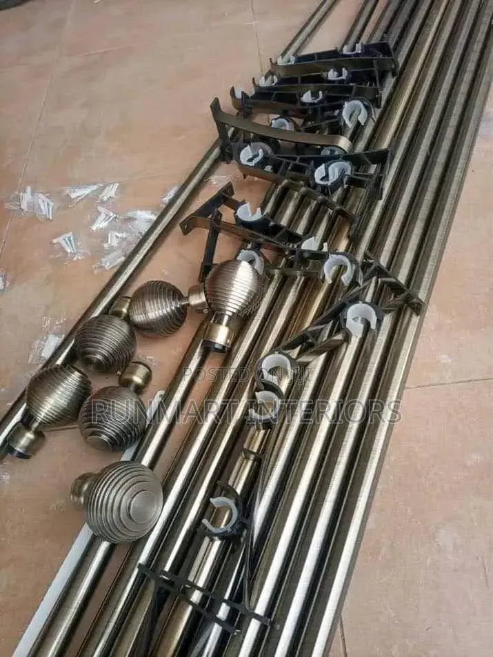 Curtain Rod End Flowers (Finials)