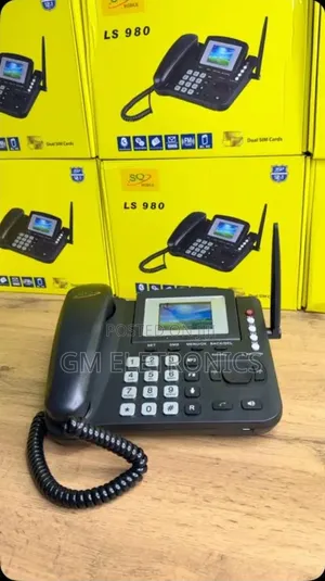 SQ LS 980 GSM Desktop Wireless Telephone Dual Sim for Voice Call & SMS