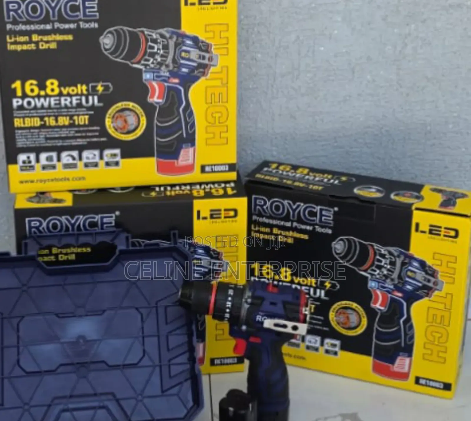 Royce Brushless Power Drill With Accessories