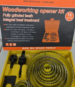 16PCS Multi-Purpose Hole Saw Set