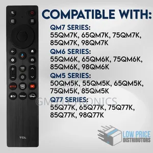 Original TCL RC923A FMB1 Smart TV Voice Remote-Netflix Youtube Disney+
