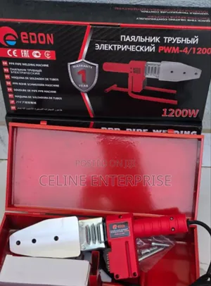 EDON 1200W Plastic Pipe Fusion Machine for Plumbing Work