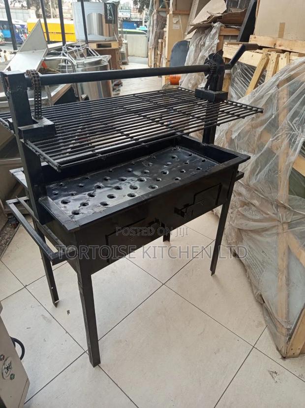 Commercial Mild Steel Charcoal Grill Size 90cm by 40cm