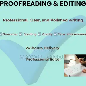 Professional Proofreading, Copy Editing & Copywriting Services