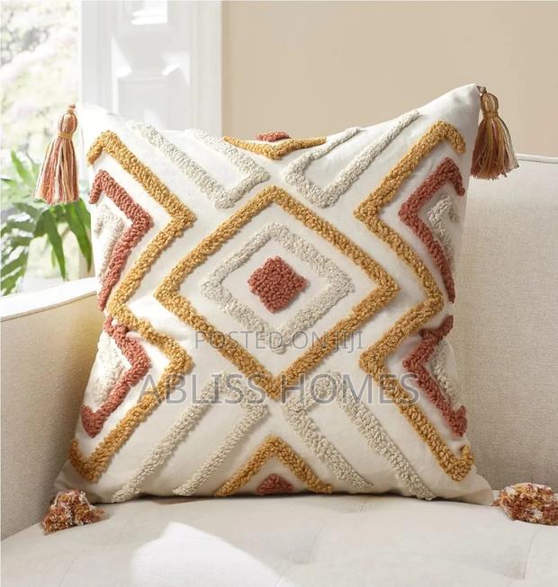 Boho Decorative Throw Pillow Covers - thumbnail 2