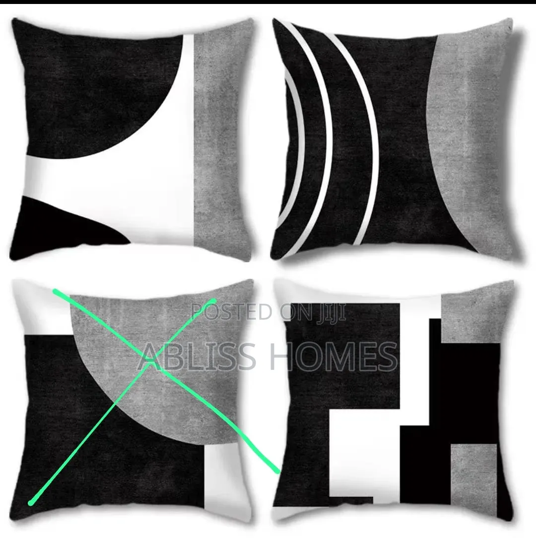 Abstract Decorative Throw Pillow Cover