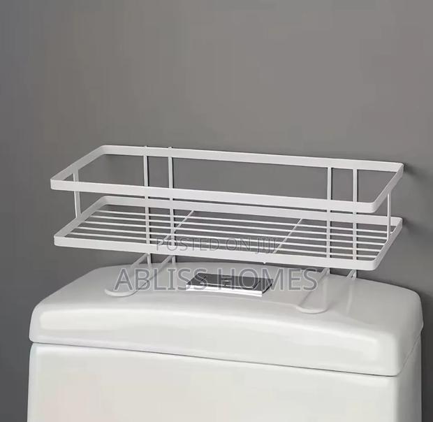 Metallic Over the Toilet Rack Single Layer - thumbnail 2