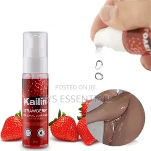 30ml Water Based Strawberry Edible Lubricant