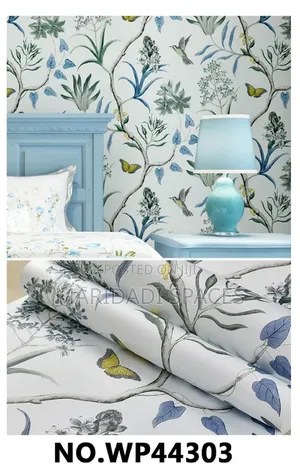Elegant Flowered Design Wallpapers for Living Room,Office & Bedroom