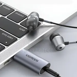 USB-A to 3.5mm Audio Jack Adapter – External Stereo Sound Card & Audio
