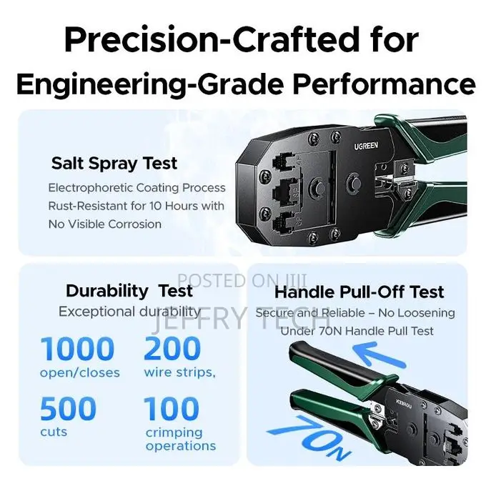 Multifunctional Crimping Tool RJ45/RJ11 Network Cable Crimper for Ethe