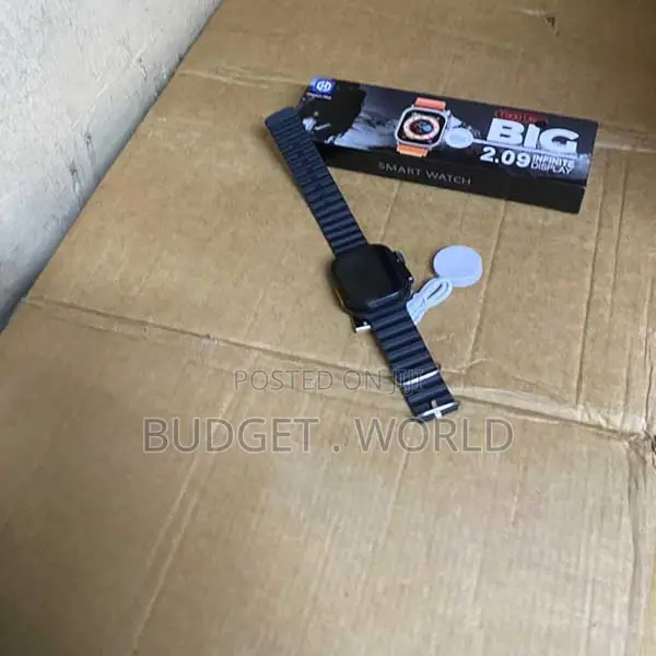 Bluetooth Calling 49mm Smartwatch Designed T900 ULTRA -BLACK