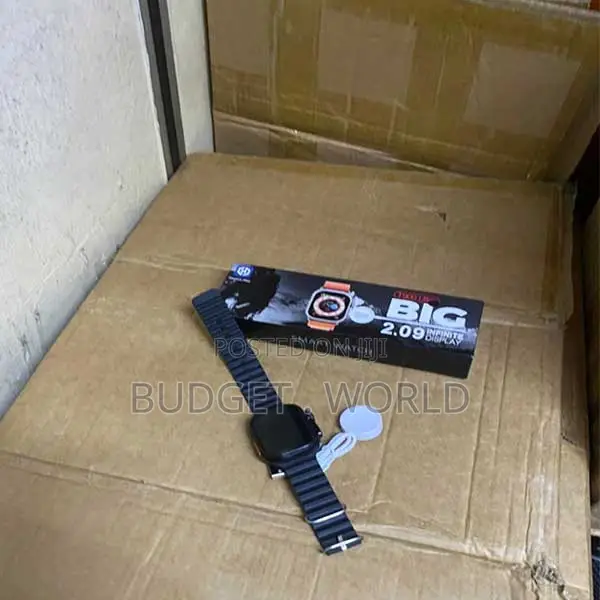 Bluetooth Calling 49mm Smartwatch Designed T900 ULTRA -BLACK