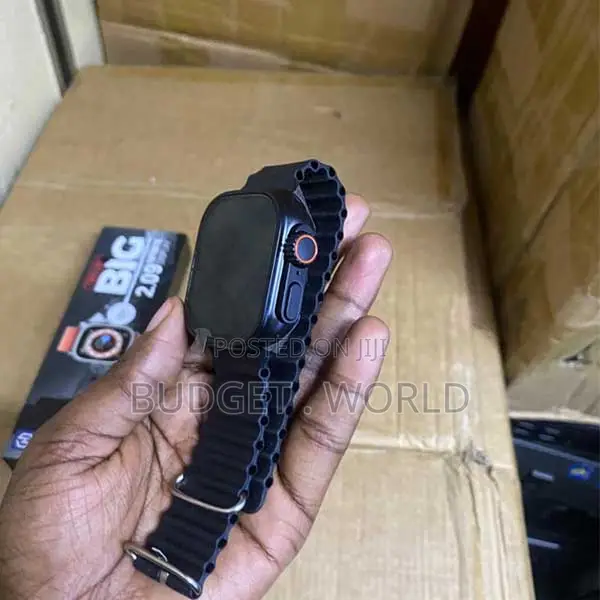 BLACK Colorful Screen Displays T900 Ultra Infinite Display Smart Watch