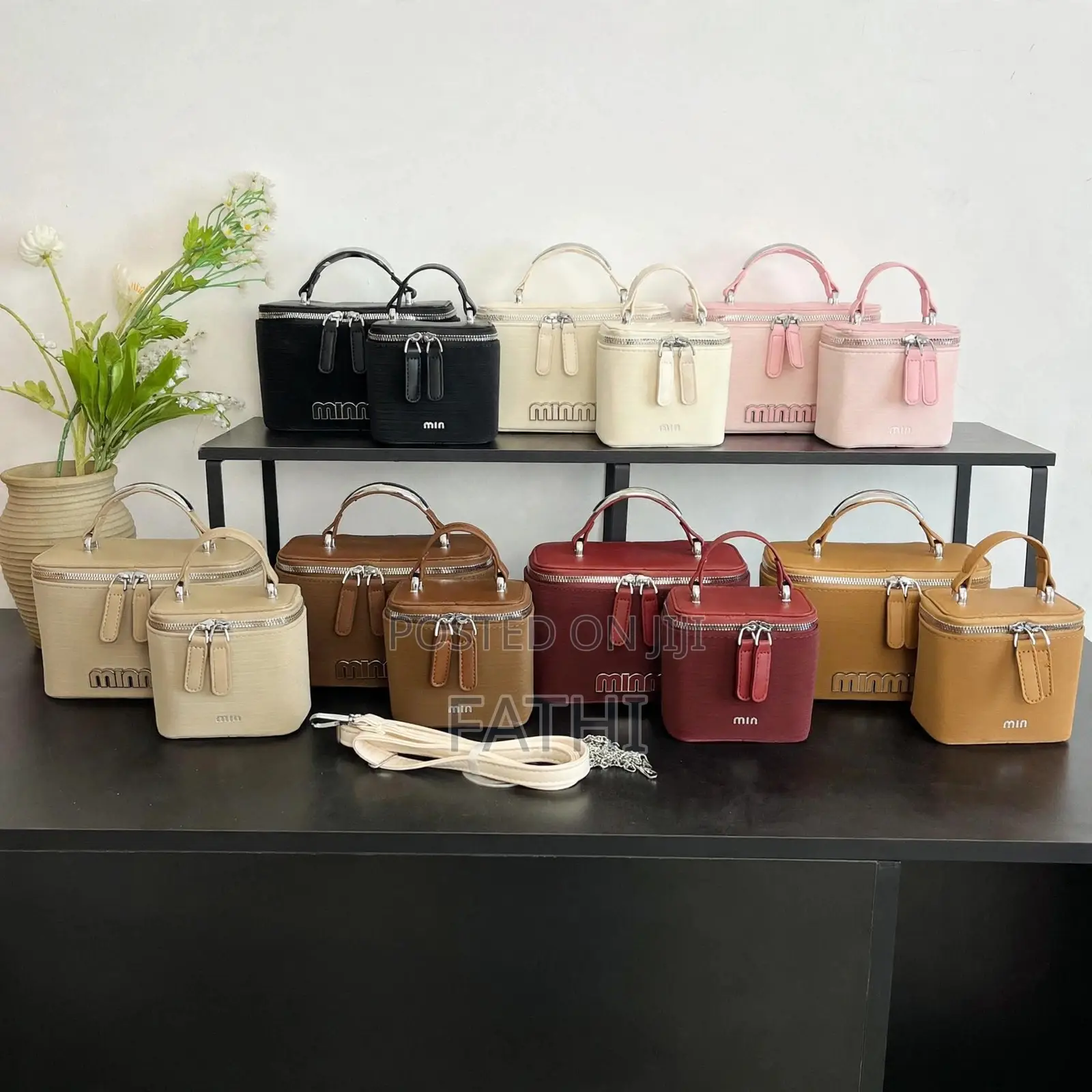 MinMin Vanity Box Bag With Sling - 6 Colors - Eastleigh