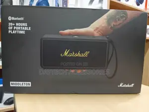 Marshall Middleton Bluetooth Speaker 20+Hr - Black