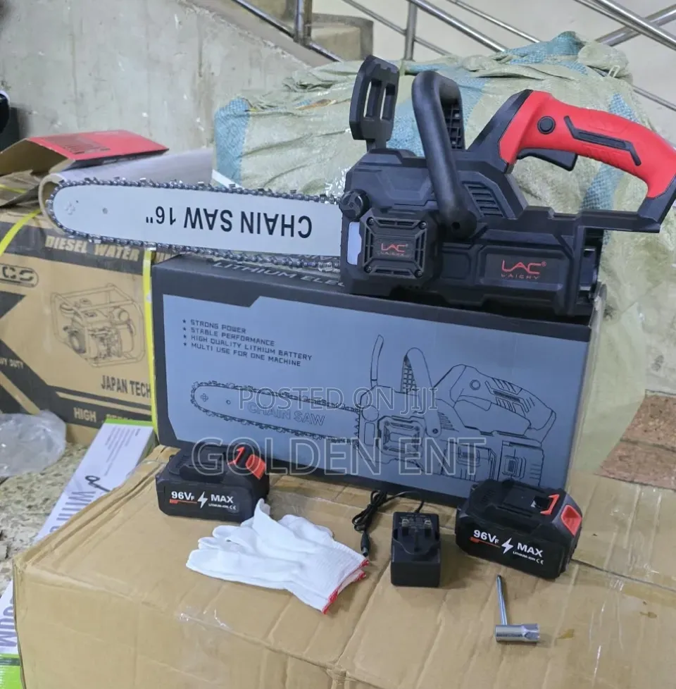 Lac 16" Cordless Chainsaw 
2 Batteries