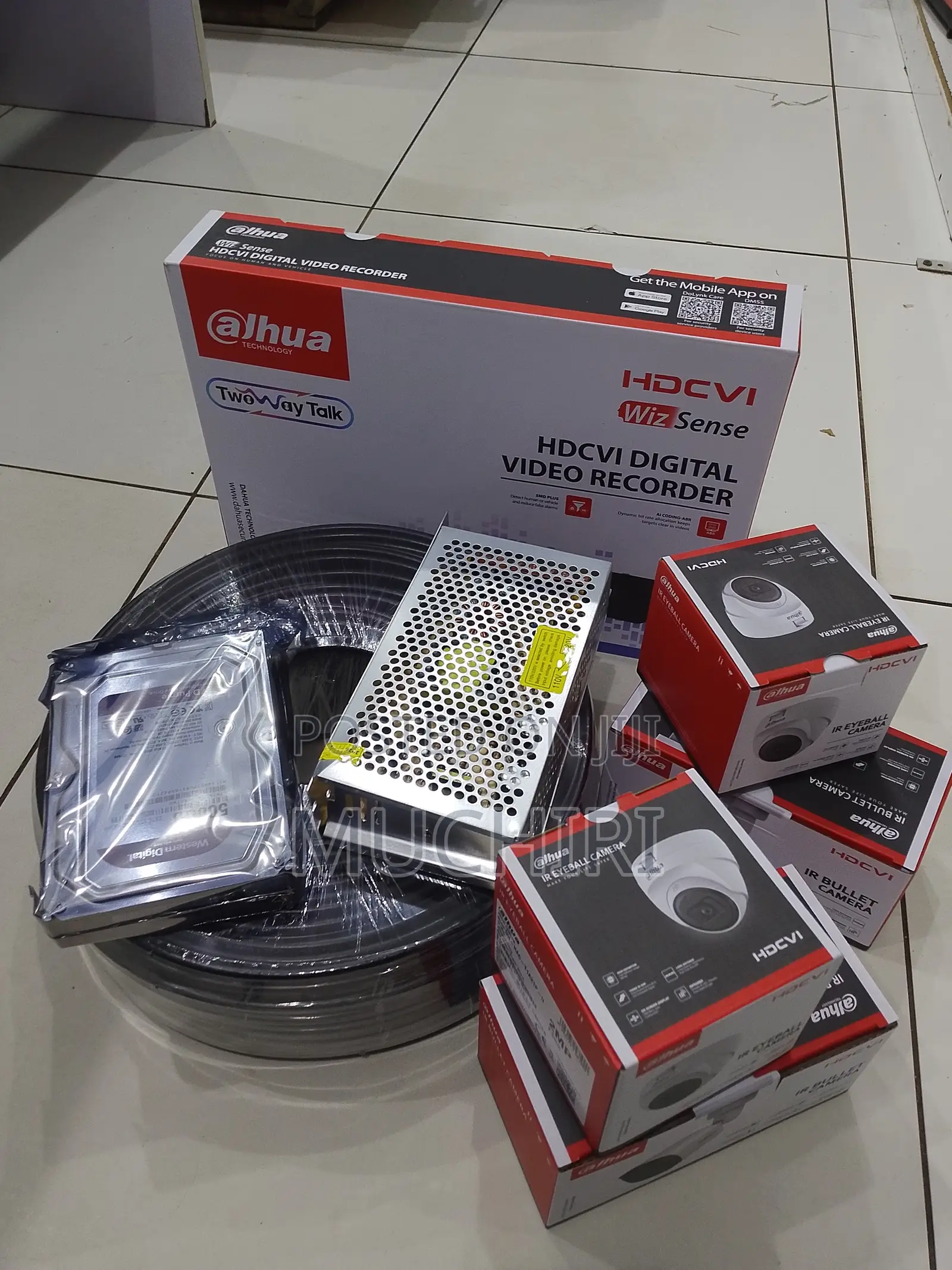 Dahua 4 Channel CCTV Camera Package 2mp Ir CCTV Camera