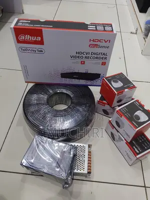 Dahua 4 Channel CCTV Camera Full Package Kit Ir 2mp