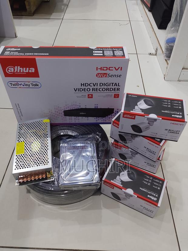 Dahua 4 Channel CCTV Full Set With Ir Night Vision Cameras - main view