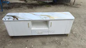 6ft Marble TV Stand