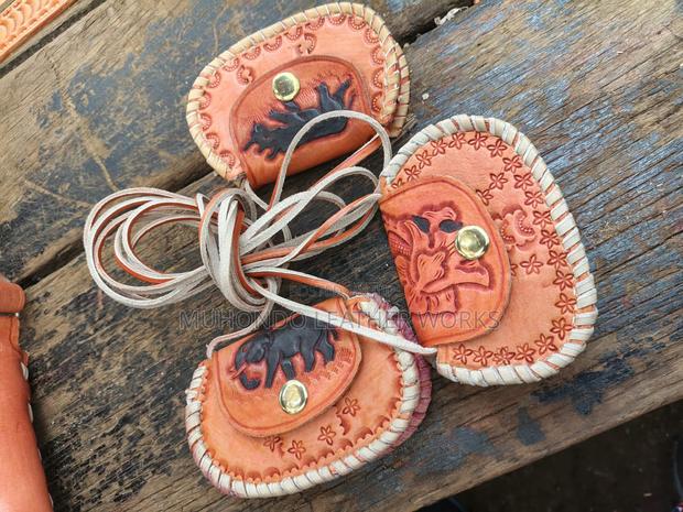 Handcrafted Leather Small Flap Purses - main view