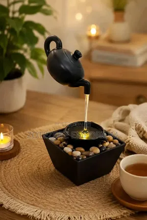 Fountain Floating Tea Pot Decor