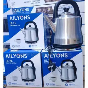 AILYONS Electric Kettle, 5.7 L Stainless Steel, Fast Boiling