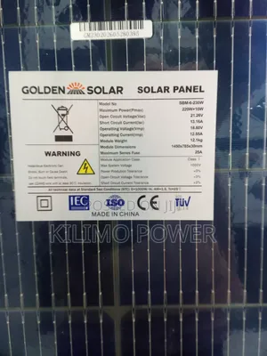 220w + 10w Golden Solar Panel