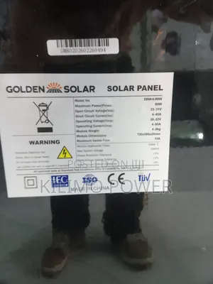 80w + 10w Golden Solar Panel