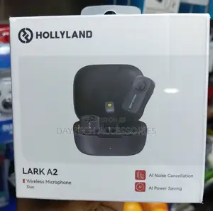Hollyland DUO Lark A2 Wireless Microphone in Black