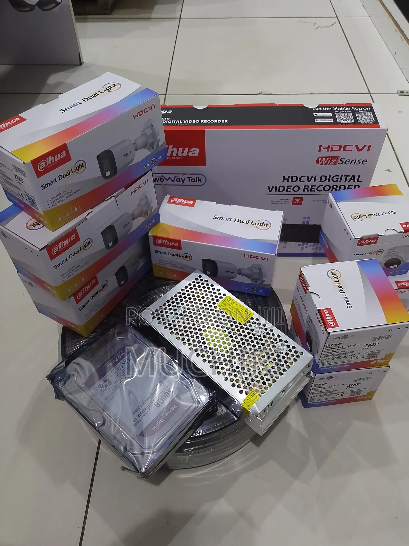 Dahua 8 Channel Full Color CCTV Cameras Kit