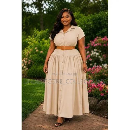 Ladies Classy Black Maxi Dresses - thumbnail 2