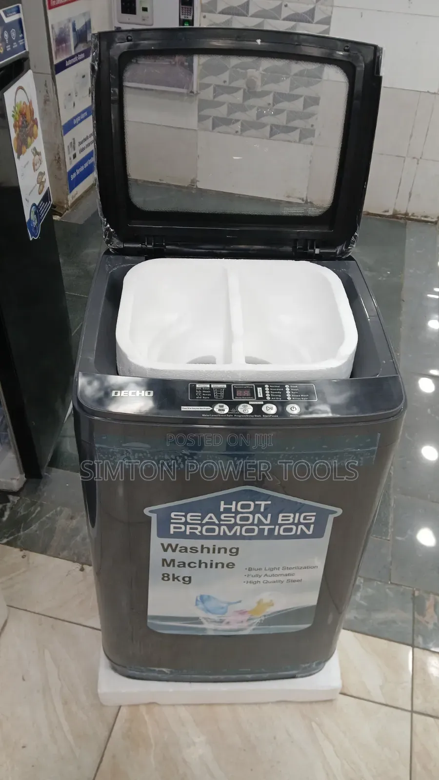 DECHO 8kg Fully Automatic Top Load Washing Machine.