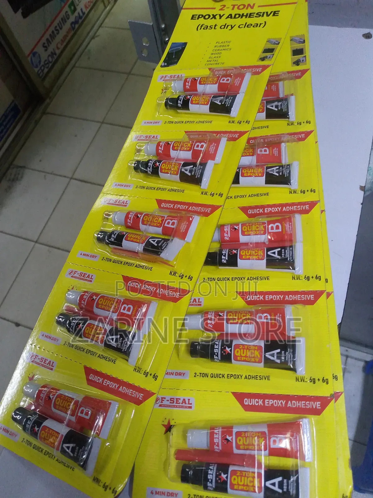 5 Pieces 2-Ton Epoxy Adhesive Fast Seal Adhesive & Sealants