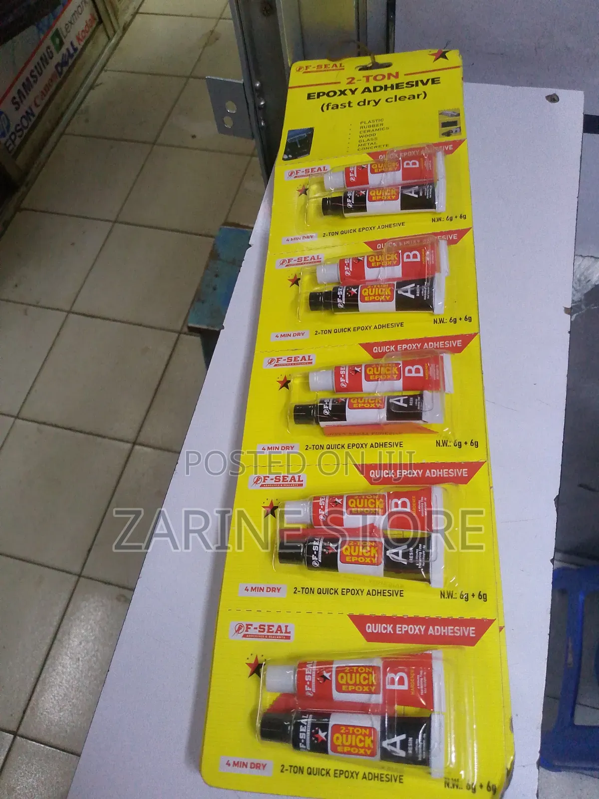 5 Pieces 2-Ton Epoxy Adhesive Fast Seal Adhesive & Sealants