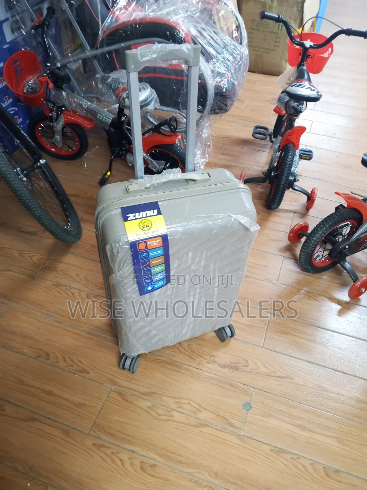 Large Unbreakable Rubber Suitcase