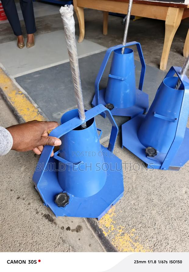 Metal Slump Cone Test - main view