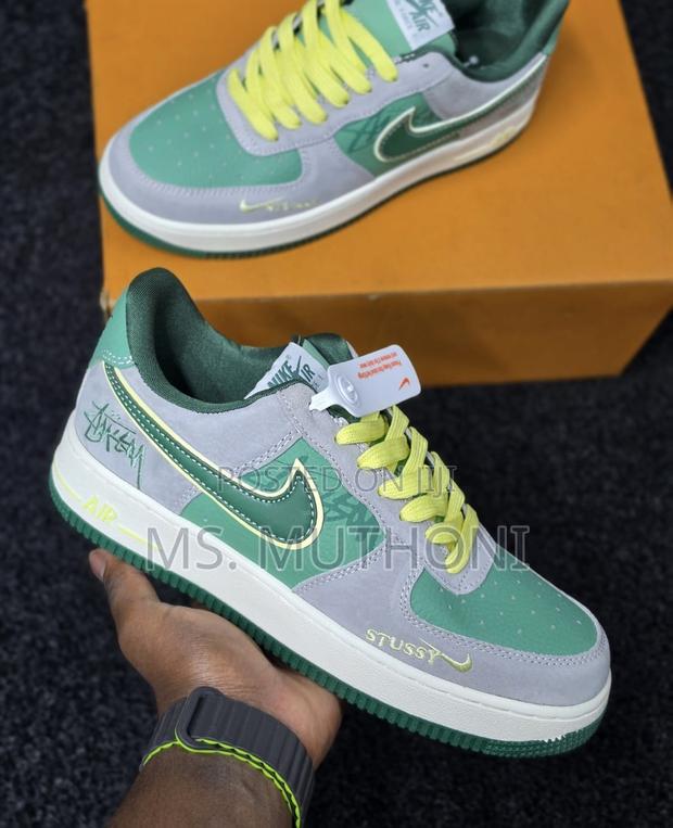 Nike Air Force 1 DIY High-End Customization "Green" Size 49-45 - main view