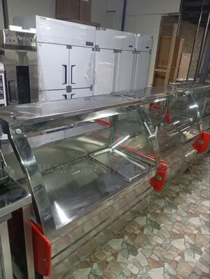 Stainless Steel Four Feet Meat Chiller Display.