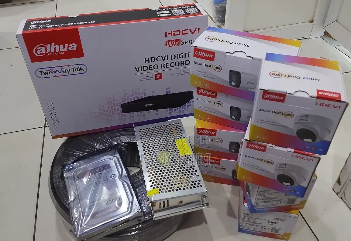 Dahua 8 Channel Full Colour CCTV Camera Package