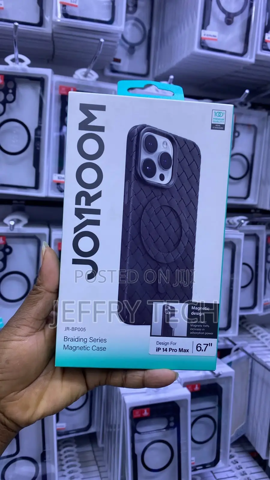 Joyroom Braided Series Magnetic Case Designed for iPhone 14 Pro Max