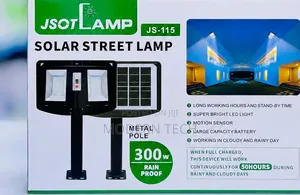 JSOT Lamp 300W Solar Street Light With Motion Sensor, Remote Control