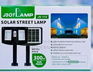 JSOT 300W Solar Street Light With Motion Sensor