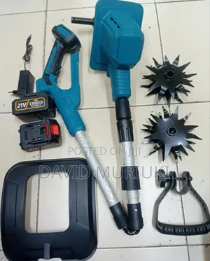 Battery-Powered Garden Tiller