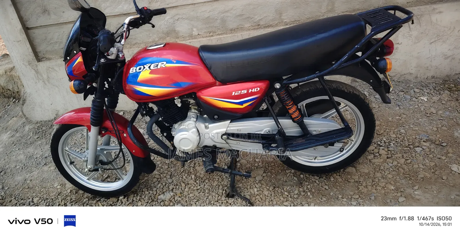 Bajaj Boxer 125 2026 Red