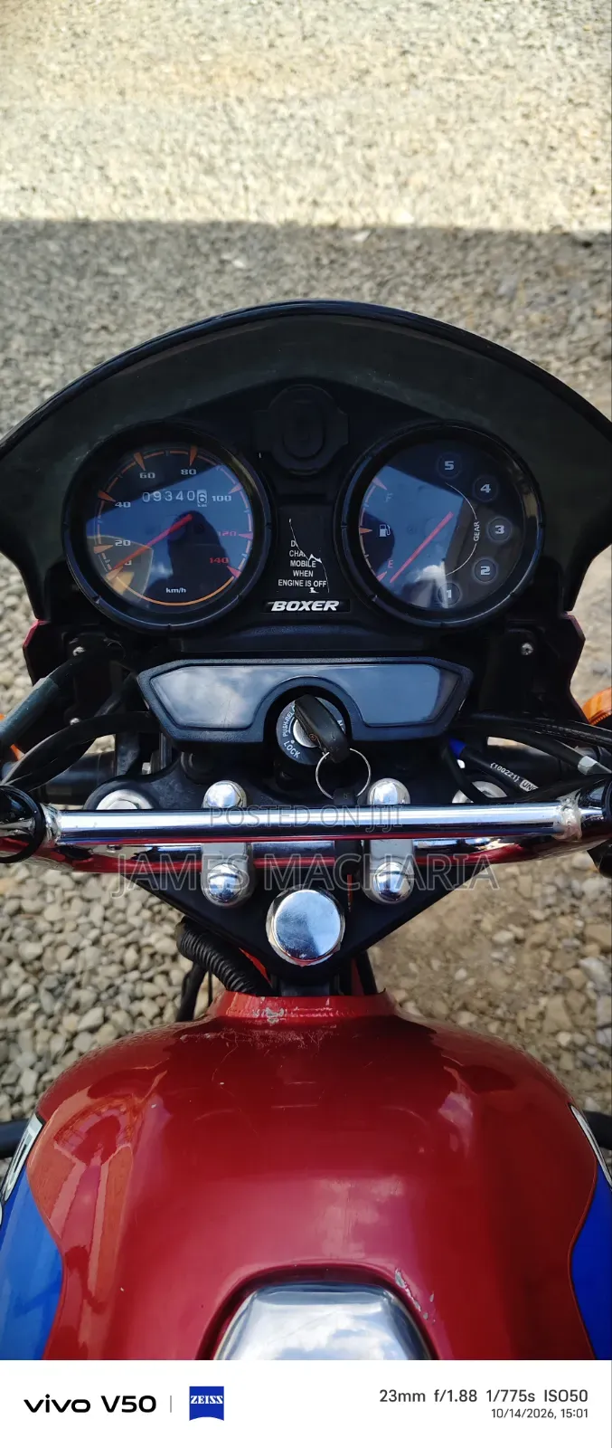 Bajaj Boxer 125 2026 Red