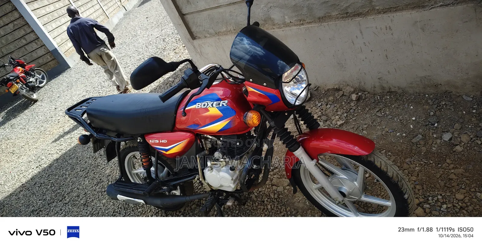 Bajaj Boxer 125 2026 Red