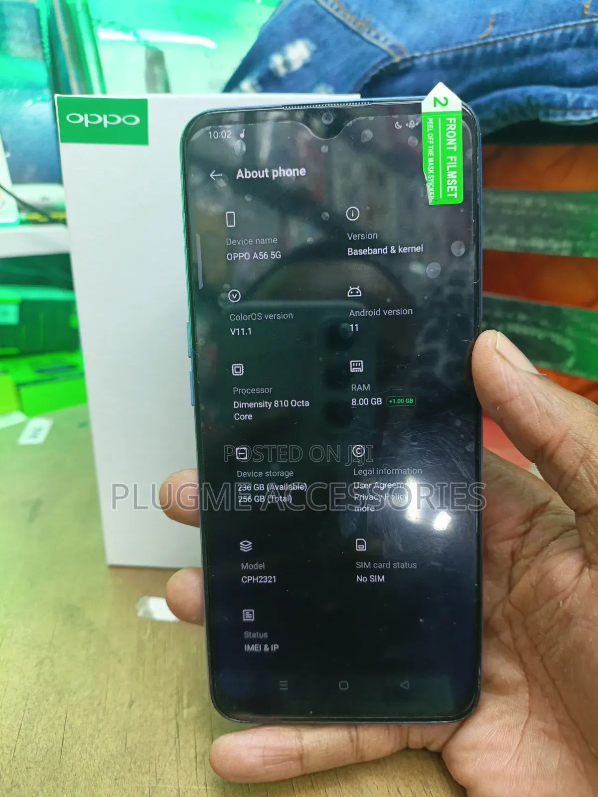 Oppo A56 5G 256 GB Purple